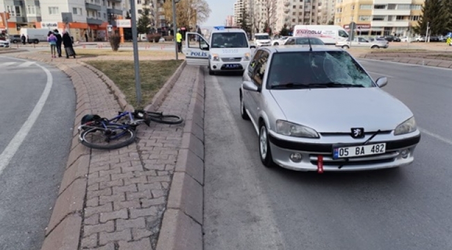 BİSİKLET SÜRÜCÜSÜ AĞIR YARALANDI