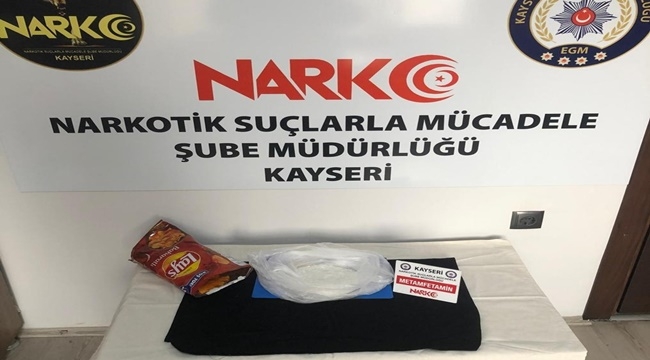 CİPS PAKETİNDE UYUŞTURUCU