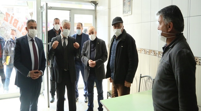 DEVELİ ELBİZ CADDESİN'DE TEDBİRLER HATIRLATILDI