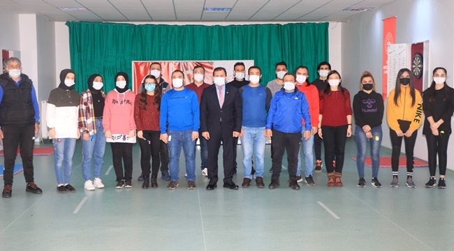 KABAKCI DART MÜSABAKASINDA YARIŞTI