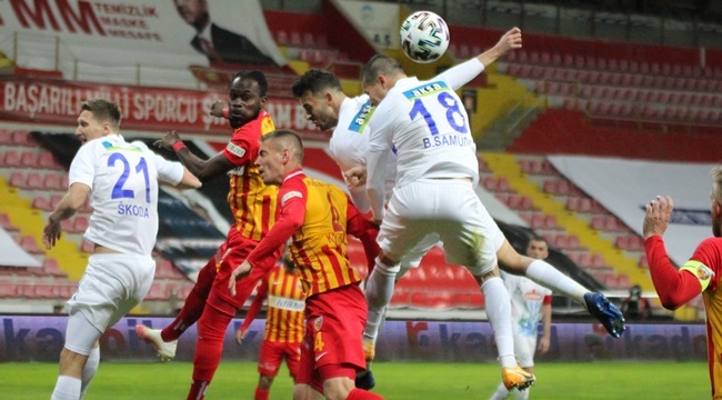 KAYSERİSPOR DÖNÜM MAÇINI KAZANDI