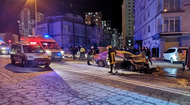 KORKUNÇ KAZA: 1 ÖLÜ 5 YARALI