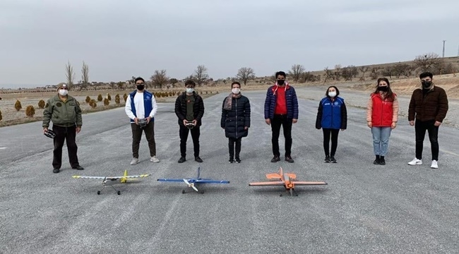 MODEL UÇAK'TA TEST BAŞARILI