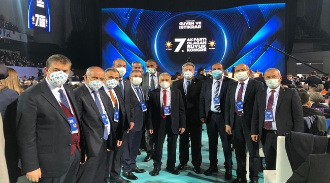 PALANCIOĞLU, AK PARTİ'NİN 7. OLAĞAN KONGRESİNE KATILDI