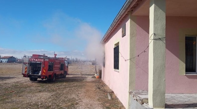 SİNDELHÖYÜK'DE YANGIN