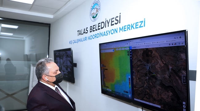 TALAS'TA EKİPLER ANINDA MÜDAHALE EDİYOR