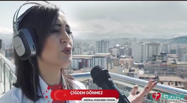 TEKDEN HASTANESİ'NDEN ÇANAKKALE ZAFERİNE KLİP