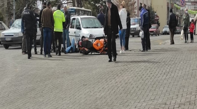 TRAFİK KAZASI 1 YARALI