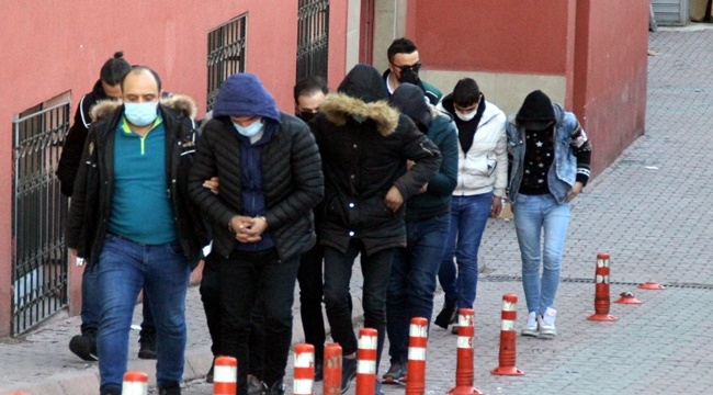 UYUŞTURUCU TACİRİ 6 KİŞİ YAKALANDI