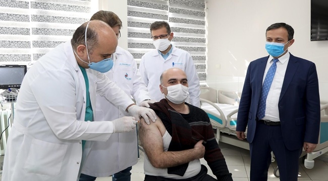 YERLİ AŞIDA 1. DOZ AŞILAMA TAMAMLANDI