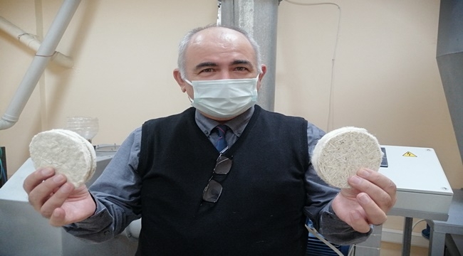 ORGANİK SES YALITIM LEVHASI GELİŞTİRDİ