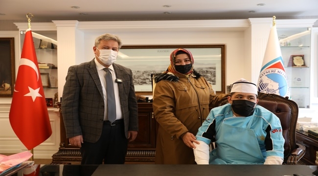 OTİZMLİ EREN PALANCIOĞLU'NUN MİSAFİRİ OLDU