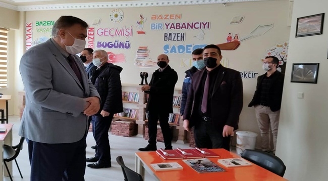 TOMARZA'DA KÜTÜPHANE AÇILIŞ TÖRENİ GERÇEKLEŞTİ