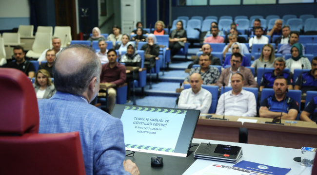 BB PERSONELİNE İŞ SAĞLIĞI VE GÜVENLİĞİ EĞİTİMİ VERİLDİ