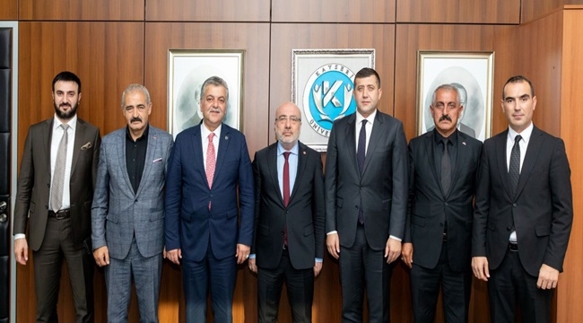MHP'DEN REKTÖRLERE ZİYARET
