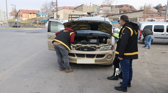 OTO HIRSIZLIK EKİPLERİNDEN DENETİM