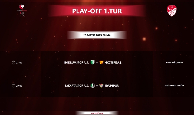 PLAY-OFF PROGRAMI BELLİ OLDU
