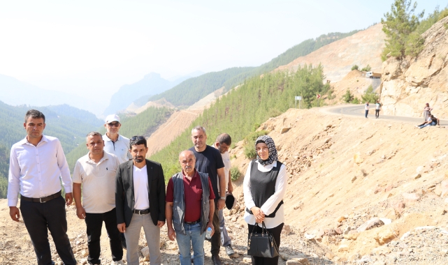 MUHTARLAR NÖBET TUTAN AİLELERE DESTEK VERDİ