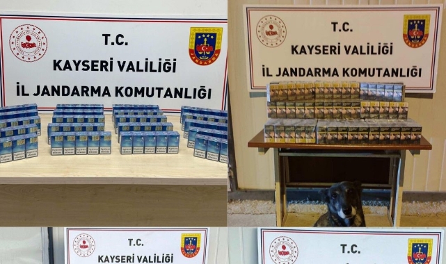 2 BİN 375 PAKET KAÇAK SİGARA ELE GEÇİRİLDİ