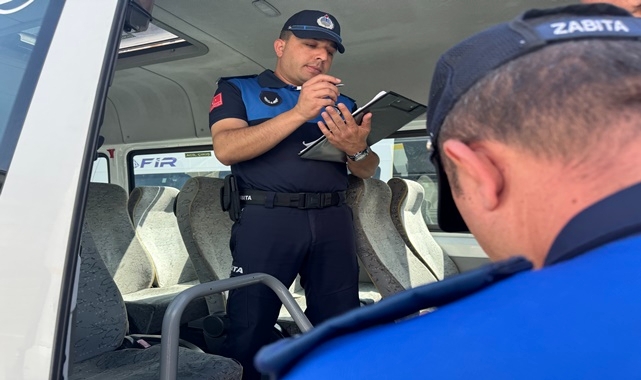 BÜYÜKŞEHİR ZABITA'DAN OKUL SERVİSLERİNE YÖNELİK DENETİM