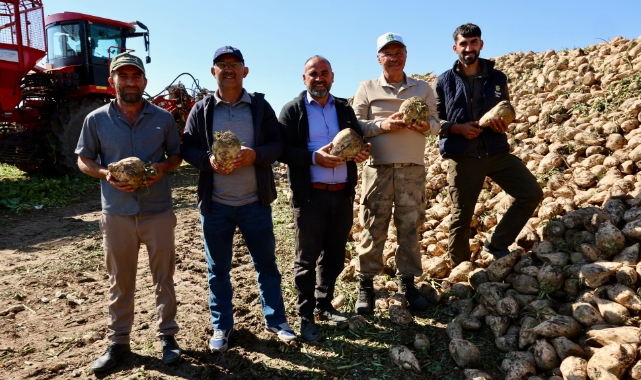 KAYSERİ ŞEKER'DE SEZONUN İLK PANCAR HASADI SEVİNCİ