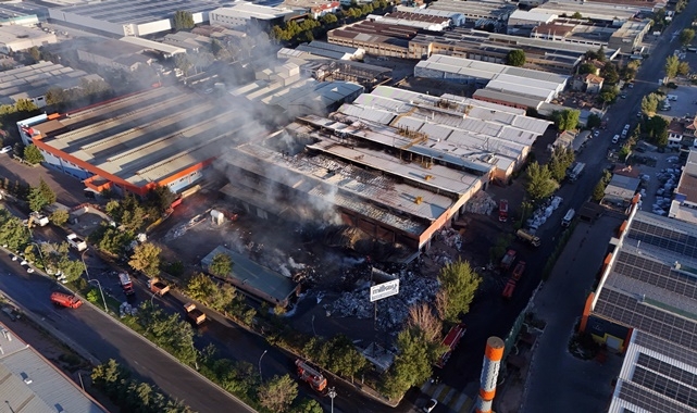 YANGININ HASARI GÜN AĞARINCA ORTAYA ÇIKTI