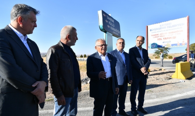 7 KİLOMETRELİK GRUP YOLUNUN İLK ETABINA BAŞLANDI