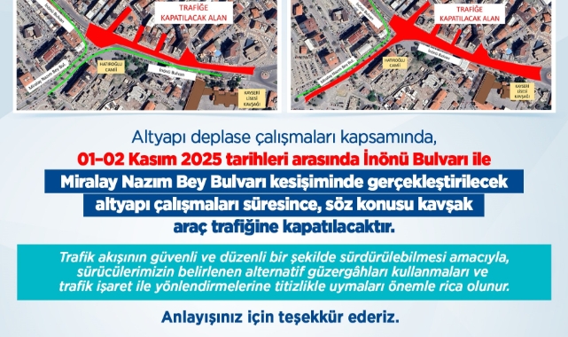 BÜYÜKŞEHİR'DEN SÜRÜCÜLERE UYARI
