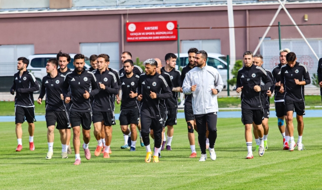 ERCİYES 38 FK, MALATYA YEŞİLYURTSPOR MAÇI HAZIRLIKLARINI SÜRDÜRÜYOR
