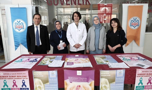 ERÜ HASTANELERİNDEN, FARKINDALIK STANDI