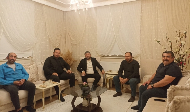 BAŞKAN KALIN EV ZİYARETLERİNİ SÜRDÜRÜYOR