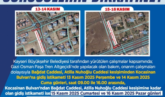 BÜYÜKŞEHİR'DEN SÜRÜCÜLERE UYARI