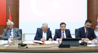 MİMAR SİNAN EVİ İÇİN İMZALAR ATILDI