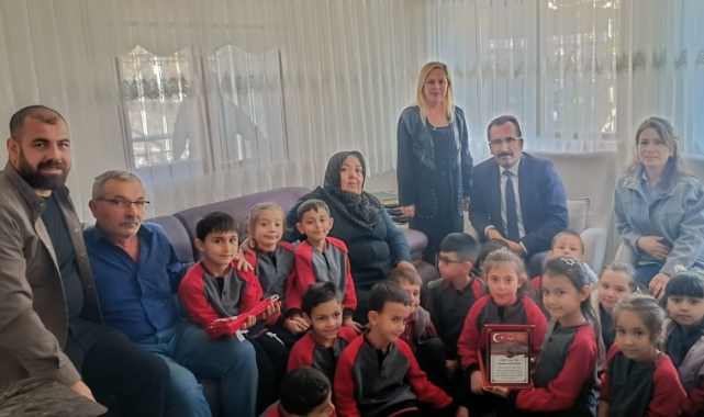 ŞEHİDİMİZİN EMANETLERİNE VEFA ZİYARETİ