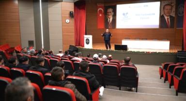 AFETLERE KARŞI EĞİTİM VERİLDİ