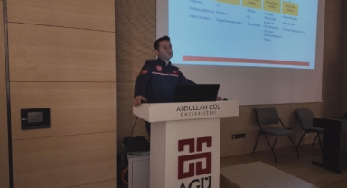 AGÜ'DE AFET FARKINDALIK VE YANGIN EĞİTİMİ