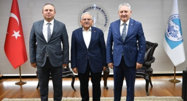 BÜYÜKKILIÇ, TARIM REFORMU GENEL MÜDÜRÜ YILDIZ'I AĞIRLADI