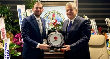 BAŞKAN KALIN'DAN İNCETOPRAK'A ZİYARET