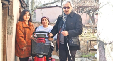 ŞİDDET MAĞDURU KADINA AKÜLÜ ARAÇ