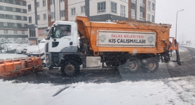 TALAS'TA KAR TEYAKKUZU