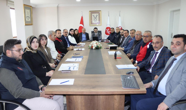 TOMARZA'DA İLÇE AFET KOORDİNASYON KURULU TOPLANTISI YAPILDI