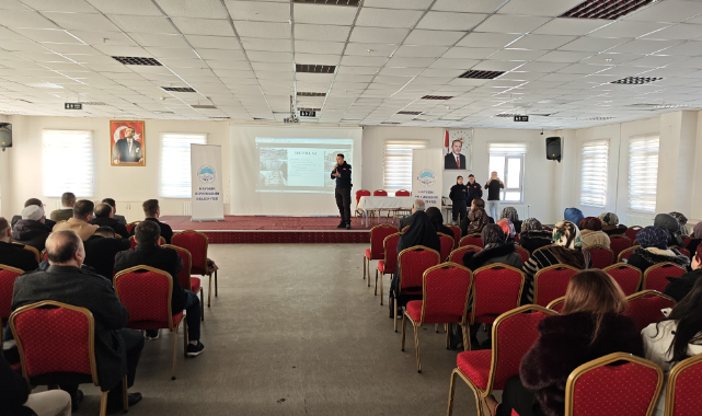 BÜYÜKŞEHİR'DEN AFET FARKINDALIK VE YANGIN SÖNDÜRME EĞİTİMİ