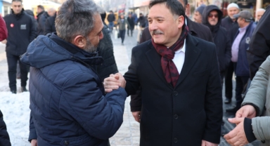 ÇİÇEK'TEN YILIN İLK MESAİ GÜNÜNDE SAHA ZİYARETİ