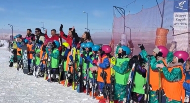 ERVA KAR FIRTINALARI ERCİYES'TE