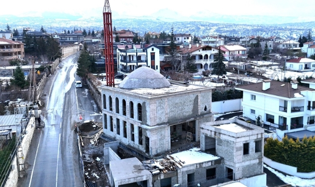 ESKİ AYNALI CAMİ YENİDEN İNŞA EDİLİYOR
