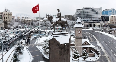 KAYSERİ'DE KAR GÜZELLİĞİ