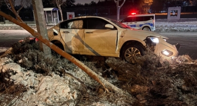 KAZA YAPAN SÜRÜCÜ 1.42 PROMİL ALKOLLÜ ÇIKTI