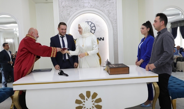 KOCASİNAN'DA 2 BİN 638 ÇİFT 'EVET' DEDİ