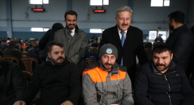 PALANCIOĞLU, SAHA ÇALIŞANLARI İLE BİR ARAYA GELDİ