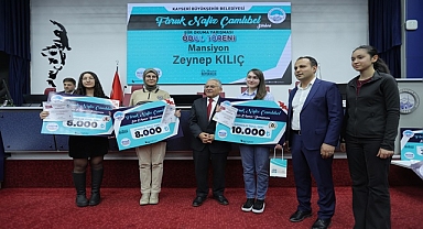 ŞİİR SEVDALILARINA ÖDÜLLERİ VERİLDİ